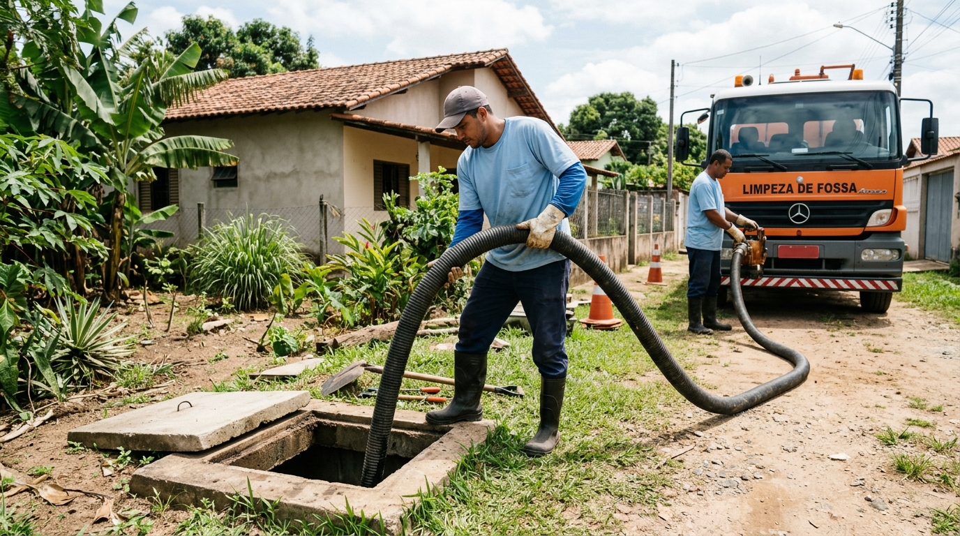 Desentupimento de Fossa no Bela Vista, Serra‑ES
