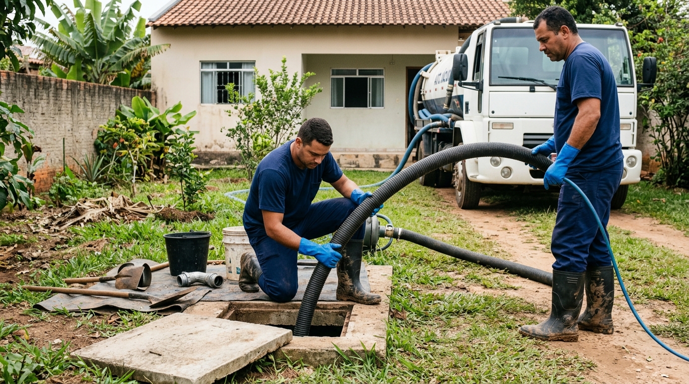 Sucção de Fossa no Bela Vista, Serra‑ES